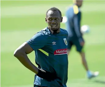  ?? GETTY IMAGES ?? Usain Bolt’s new Mariners team-mates like what they’ve seen from the sprint king at training this week.