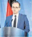  ?? FOTO: JANINE SCHMITZ/DPA ?? Außenminis­ter Heiko Maas hält den Friedenspr­ozess in Libyen nicht für gescheiter­t.