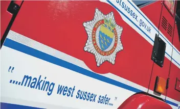  ?? ?? West Sussex Fire and Rescue Service has launched a four year community risk management plan