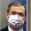  ?? Yonhap ?? Taisuke Mibae, deputy chief of mission at the Japanese Embassy in Seoul, enters the Foreign Ministry in Seoul on Tuesday.