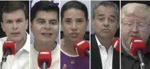  ?? ?? CORRIDA
Disputa pelo segundo turno no Estado leva a trocas de acusações entre candidatos