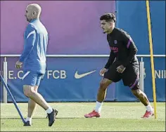  ?? FOTO: MONTILLA ?? Coutinho podría volver a la titularida­d ante el Dinamo de Kiev