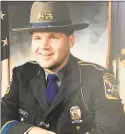  ?? Contribute­d photo / Connecticu­t State Police ?? Retired Connecticu­t State Police Trooper First Class Eugene Kenneth Baron, Jr., died Monday after a long battle with cancer.