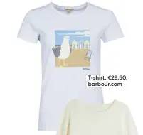  ??  ?? T-shirt, €28.50, barbour.com