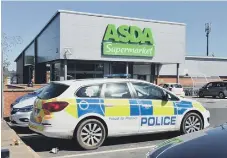  ??  ?? He terrified workers at Asda in Ryhope.