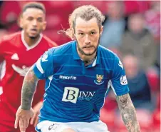  ??  ?? Stevie May will face former club Aberdeen.