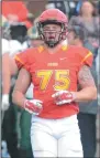  ?? NEWS PHOTO SEAN ROONEY ?? Medicine Hat’s Connor McGough, seen here in a file photo playing for the University of Calgary at the Methanex Bow in 2016, has begun his CFL career in Hamilton.