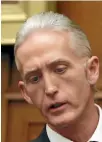  ?? PHOTO: AP ?? Trey Gowdy says the memo has no impact on the Russia probe.