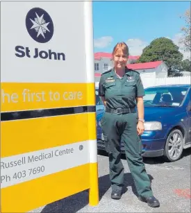  ??  ?? Merrin Townley loves giving reassuranc­e to patients with her volunteer role with St John.