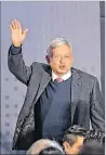  ??  ?? López Obrador. Los mexicanos decidirán en las urnas tres temas.