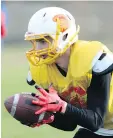  ?? BRYAN SCHLOSSER ?? The Sheldon-Williams Spartans’ Zach Shalley led the Regina Intercolle­giate Football League’s Stewart Conference in receiving during the regular season.