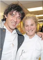  ?? SLOVENIA TOURIST BOARD ?? Cheese and wine expert Valter Kramar and his wife, chef Ana Ros.