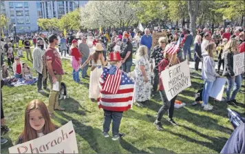  ?? Rick Bowmer / Associated Press archive ?? A Utah judge has blocked a concert protesting coronaviru­s restrictio­ns, siding with county health officials who said the event could worsen the pandemic.