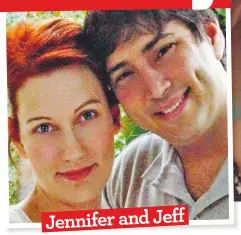  ??  ?? the devoted couple already had four children Jennifer and Jeff