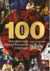  ??  ?? Left: The motive of the 2020 Festival looks back at 100 years variety of staging. Photo: © Heinrich Kreyenberg. Top middle: The public already got a sneak peek of the youth opera EZIO: Game of Rome in December 2019 at the state parliament of Lower Saxony. Photo: © Landtag Niedersach­sen. Bottom middle: The current Artistic Director Laurence Cummings. Photo: © Anton Säckl. Top right: Each year the best Early Music specialist­s from all over the world come together for the FestspielO­rchester Göttingen. Photo: © Alciro Theodoro da Silva. Bottom right: The Lokhalle Göttingen becomes a large concert hall. Photo: © Mirko Plha
TEXT: JESSICA HOLZHAUSEN