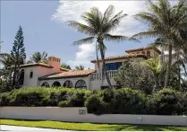  ?? MEGHAN MCCARTHY / THE PALM BEACH POST ?? Rocker Jon Bon Jovi paid $10 million in April for this 1985 house with ocean views on a lot covering a third of an acre at 230 N. Ocean Blvd. It was one of 14 multimilli­on-dollar home sale figures recorded in the first quarter of 2018.