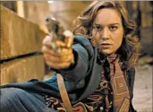  ?? MPAA rating: Running time: KERRY BROWN/A24 ?? Brie Larson stars in director Ben Wheatley’s bullet fest.R (for strong violence, pervasive profanity, sexual references and drug use)1:30