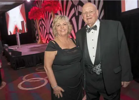  ?? Emily Matthews/Post-Gazette photos ?? Honorees Beth Ann Condit and Dr. William Neches at the Pittsburgh Heart Ball at the Wyndham Grand Pittsburgh hotel, Downtown.