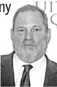  ??  ?? Harvey Weinstein