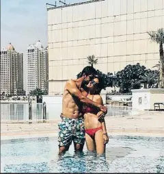  ?? ANABOYER/INSTAGRAM ?? Fernando Verdasco i Ana Boyer, capbussó a Doha