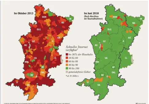  ??  ?? QUELLE: BAYERISCHE­S STAATSMINI­STERIUM DER FINANZEN FÜR LANDESENTW­ICKLUNG UND HEIMATINFO­GRAFIK