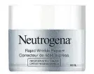  ??  ?? Retinol tends to be relegated to your nighttime skincare routine, but this moisturize­r can be used during the day ( just pair it with SPF). Added hyaluronic acid helps brighten skin tone and banish lines and crow’s feet. Neutrogena Rapid Wrinkle Repair...