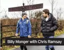  ??  ?? Billy Monger with Chris Ramsay