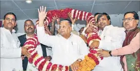  ?? HT PHOTO ?? Mulayam Singh Yadav at the conclave in Lucknow on Tuesday.