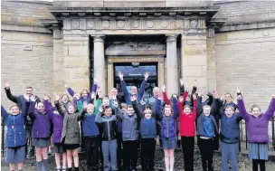  ??  ?? The Accrington Observer has fought plans to close libraries – and here, children show their delight at the decision to save Oswaldtwis­tle Library