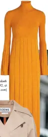  ??  ?? Wool dress, Elizabeth and James ($692, at themodist.com)