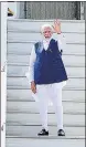  ?? ?? PM Narendra Modi left for Bali on Monday.