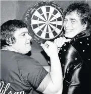  ??  ?? DOUBLE TOPS Jocky with close friend Bobby George