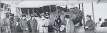  ??  ?? L’arrivée à l’aéroport de Casablanca en 1919.