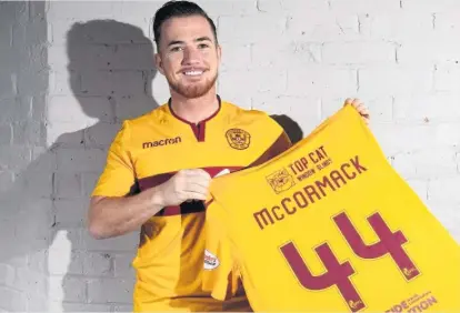  ??  ?? He’s back Ross Mccormack has once again joined Motherwell