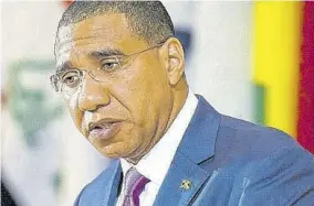  ?? (archive) ?? Prime Minister Andrew Holness