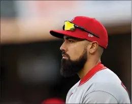  ?? ELSA – GETTY IMAGES ?? Anthony Rendon is making progress from a shoulder injury he sustained April 9.