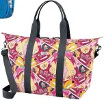  ?? ?? Foldaway overnight bag pink pinball print, £65, Cath Kidston.