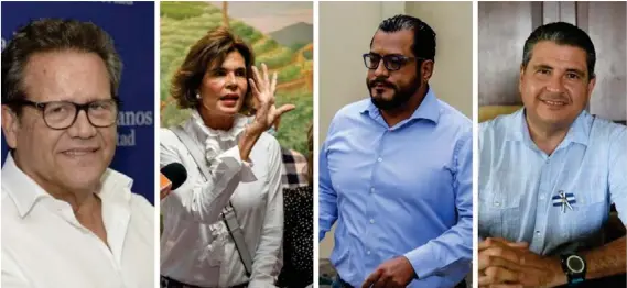  ??  ?? Arturo Cruz, Cristiana Chamorro, Félix Maradiaga y Juan Sebastián Chamorro, todos detenidos.