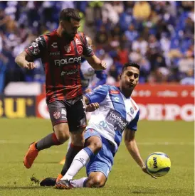  ?? AGENCIA ENFOQUE ?? Necaxa impidió que el Puebla sumara su quinta victoria en casa.