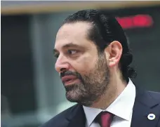  ??  ?? Lebanese Prime Minister Saad Hariri has reassured investors that solutions to disputes over exploratio­n are being sought