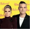  ?? | Bang ?? AYDA Field and Robbie Williams. Showbiz