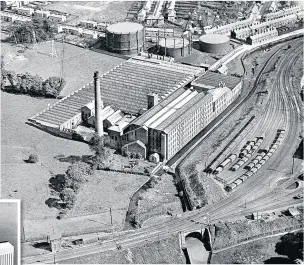  ??  ?? The Friedland company moved into Lower Heys Mill in 1946. Below: Workers at the factory in Bollington produced the essential voltage regulators that kept Spitfires flying during the Second World War