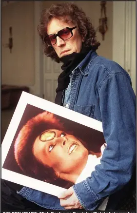  ?? Pictures: BBC; REX/SHUTTERSTO­CK ?? GOLDEN YEARS: Mick Rock was Bowie’s official photograph­er