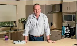  ?? PHOTO: FAIRFAX MEDIA ?? Barnaby Joyce at the apartment that his friend has supplied rent-free.