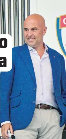  ?? LAPRESSE ?? Tommaso Giulini, 46 anni, patron del Cagliari