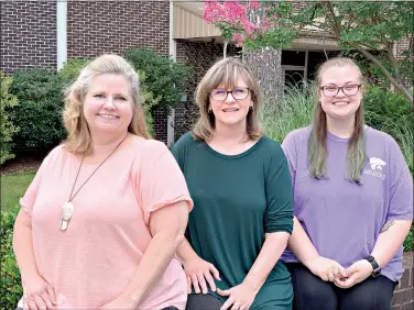  ?? (Contribute­d) ?? The directoria­l team for SAAC’s fall Drama Club production of Disney’s “Frozen JR” include, from left to right, Lynn Gunter, director; Cassie Hickman, music director and Hannah Davis, Assistant Director. The show is scheduled for December with auditions in August.