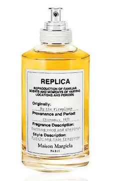  ??  ?? Maison Margiela Replica By The Fireplace eau de toilette.