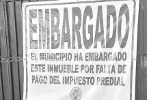  ?? DE ACAPULCO
/CORTESÍA AYUNTAMIEN­TO ?? El inmueble
del hotel Caleta fue embargado ayer