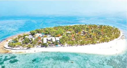  ?? Aerial shot of Treasure Island resort. ??