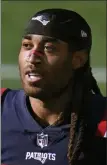 ?? AP FILE ?? Patriots cornerback Stephon Gilmore has been nowhere to be seen during OTAs and minicamp, holding out for a new contract as he enters the last year of his current deal.